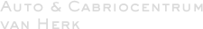Logo Auto en Cabriocentrum van Herk
